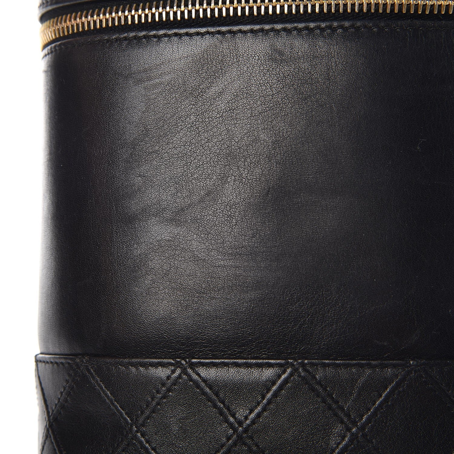 Chanel Lambskin Vanity Cosmetic Case Black 14 of 19