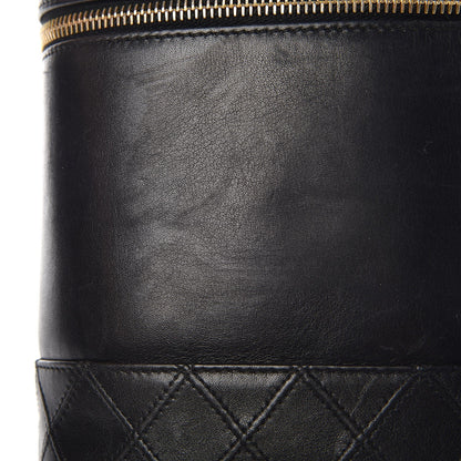 Chanel Lambskin Vanity Cosmetic Case Black 14 of 19
