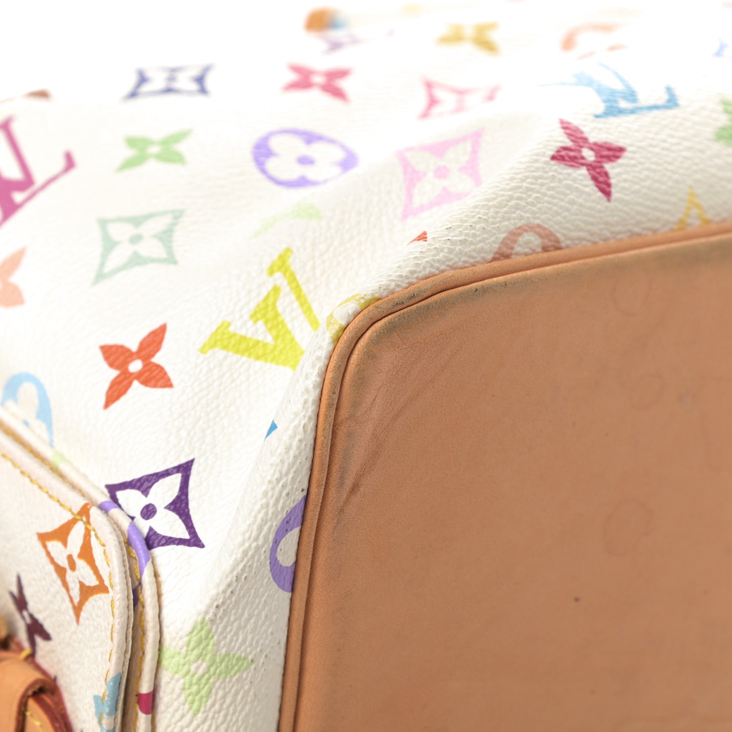 Monogram Multicolor Petit Noe White