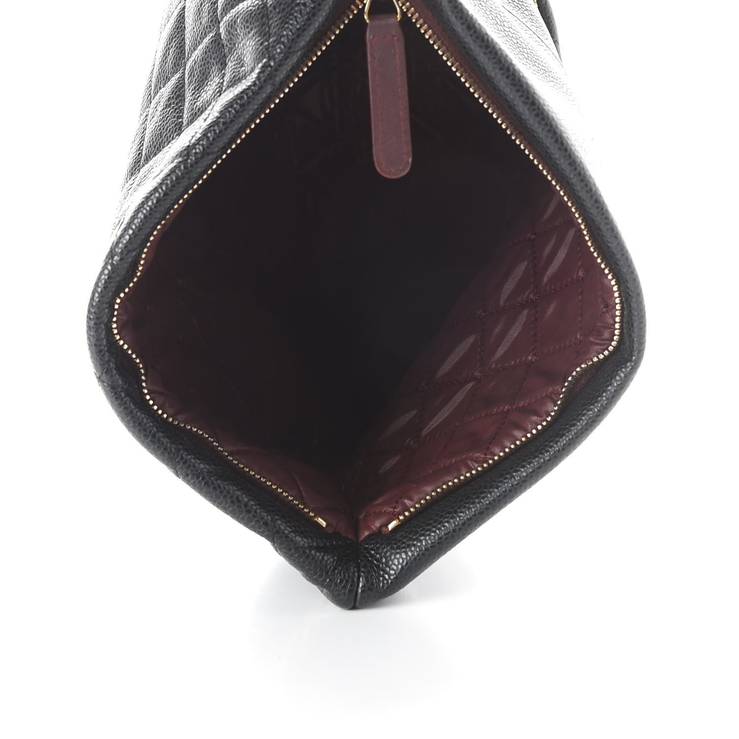 Chanel Caviar Quilted CC Beauty Clutch Black 5 of 8