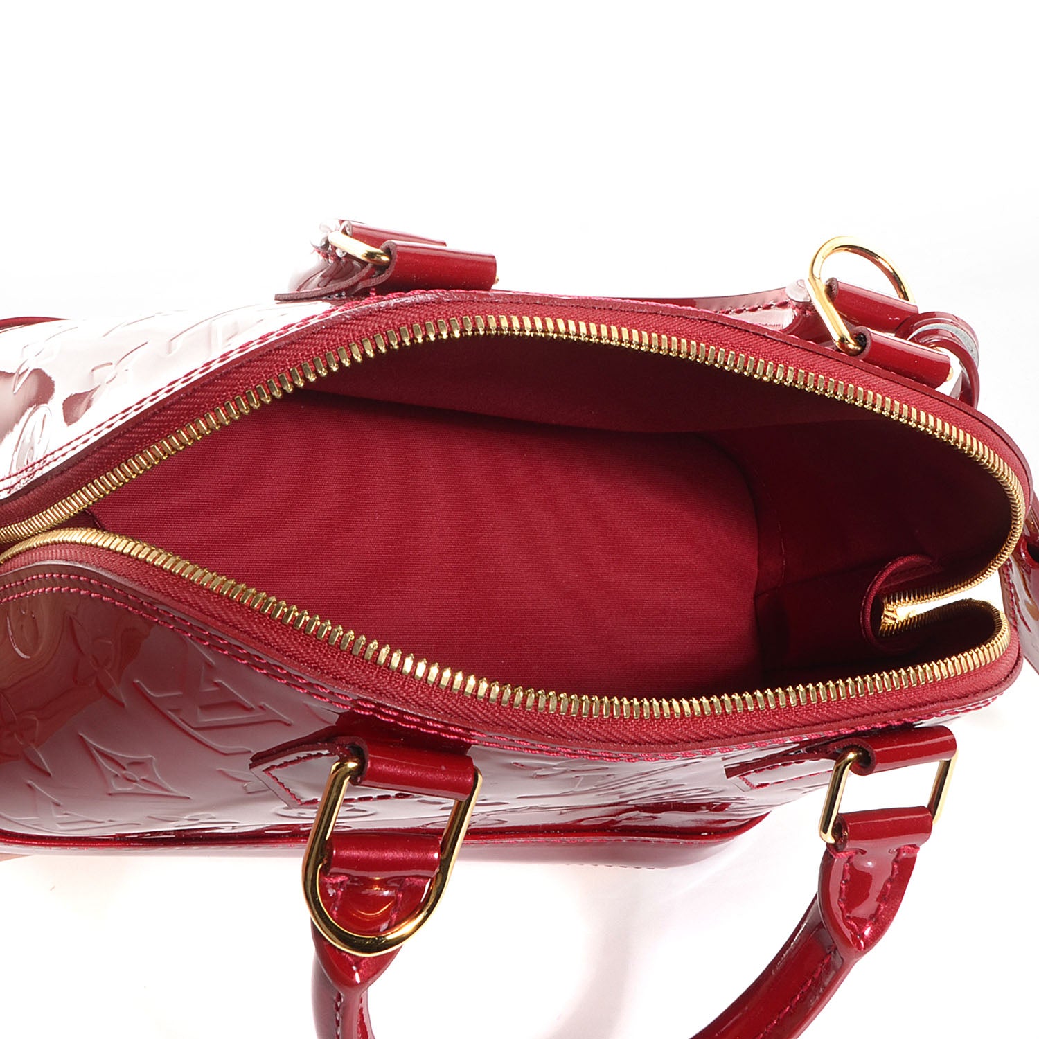 Louis Vuitton Vernis Alma BB Pomme D'Amour 5 of 7