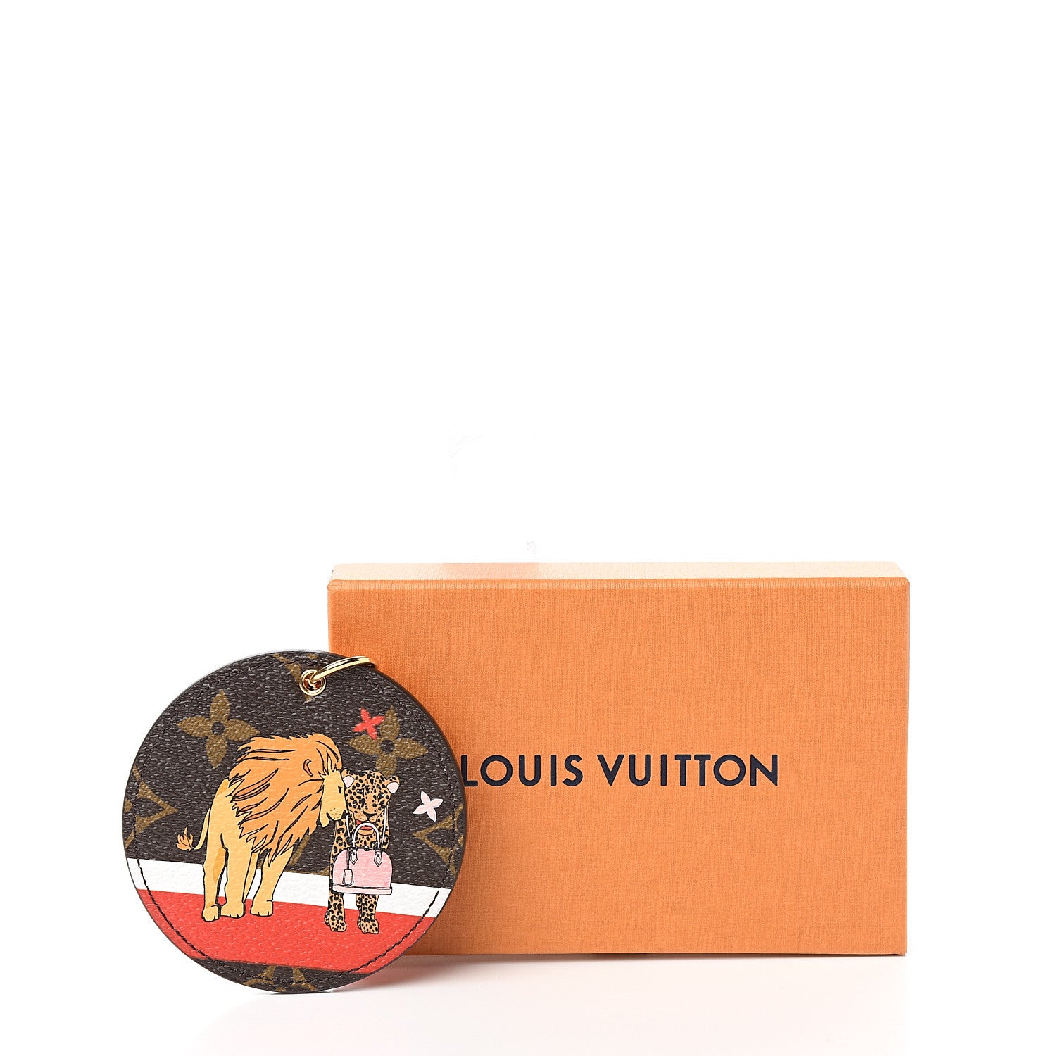 Louis Vuitton Monogram 2018 Christmas Animation Cats Bag Charm Key Ring 4 of 4