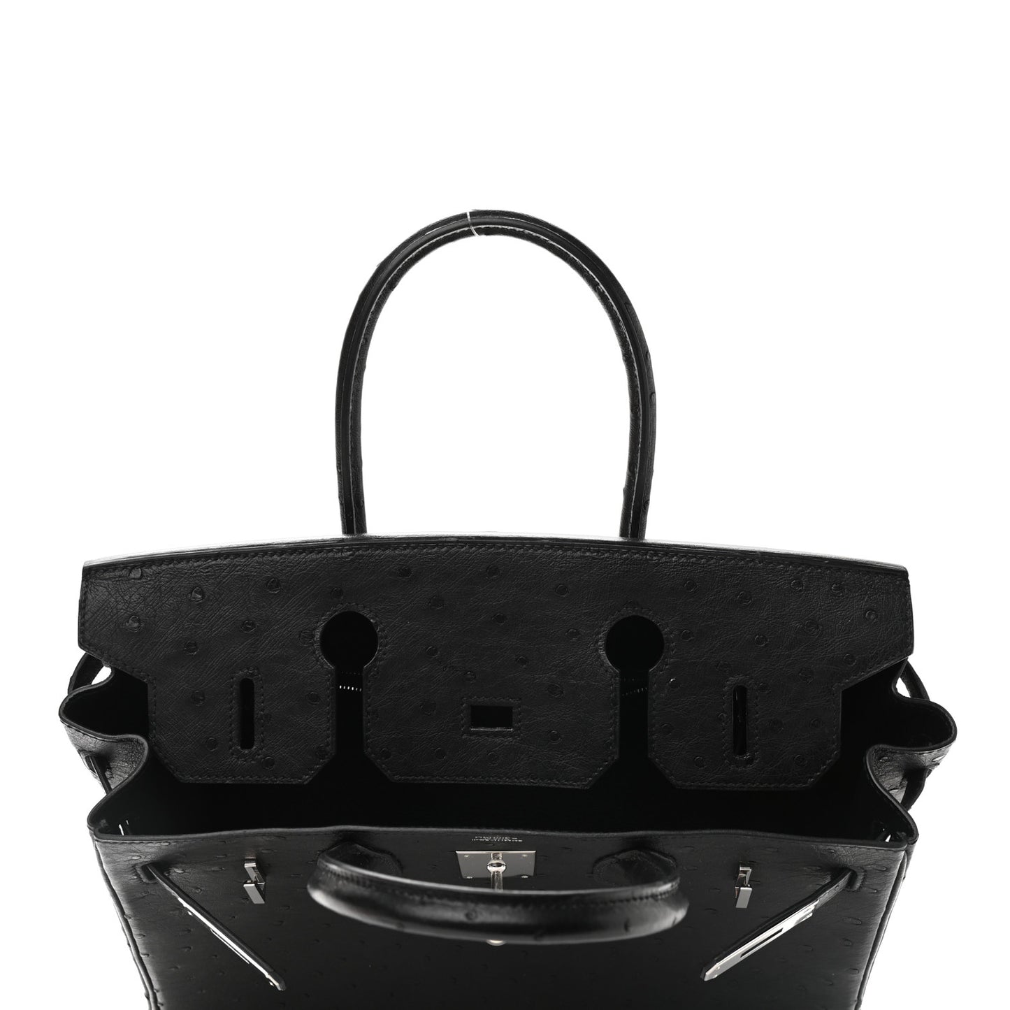 Ostrich Birkin 30 Black
