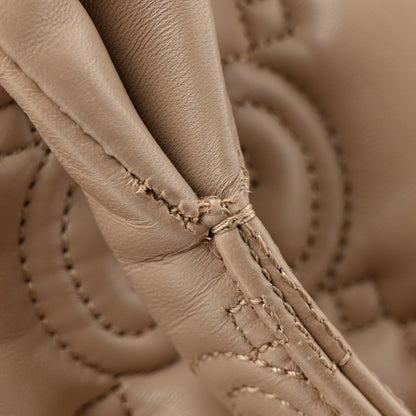 Gucci Calfskin GG Matelasse Large Tote  Beige 10 of 12