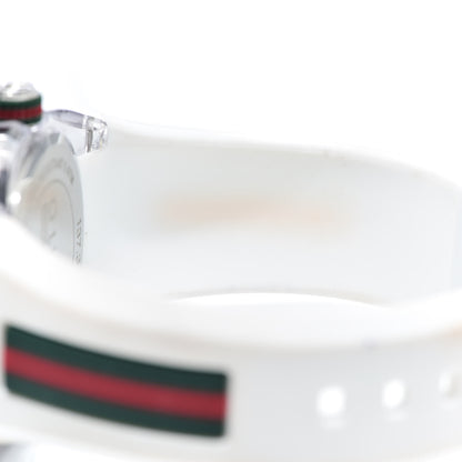 Gucci Stainless Steel Rubber 36mm Sync Web Quartz Watch 8 of 10