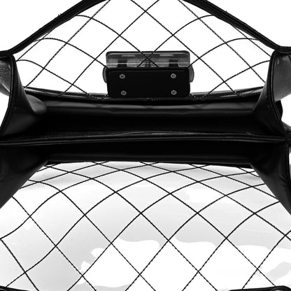 Chanel PVC Lambskin Quilted Mini Beauty Lock Flap Black 5 of 10