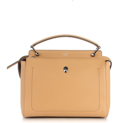Fendi Vitello Baltico Dolce DotCom Satchel Cuoio Mirto 1 of 8