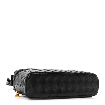 Bottega Veneta Calfskin Intrecciato Bang Bang Vanity Case Black 4 of 9