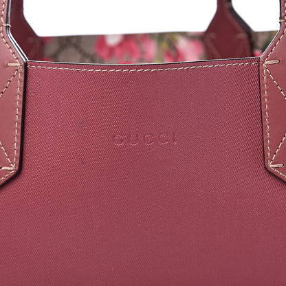Gucci GG Supreme Monogram Blooms Small Reversible Tote Beige Multicolor Dry Rose 18 of 19