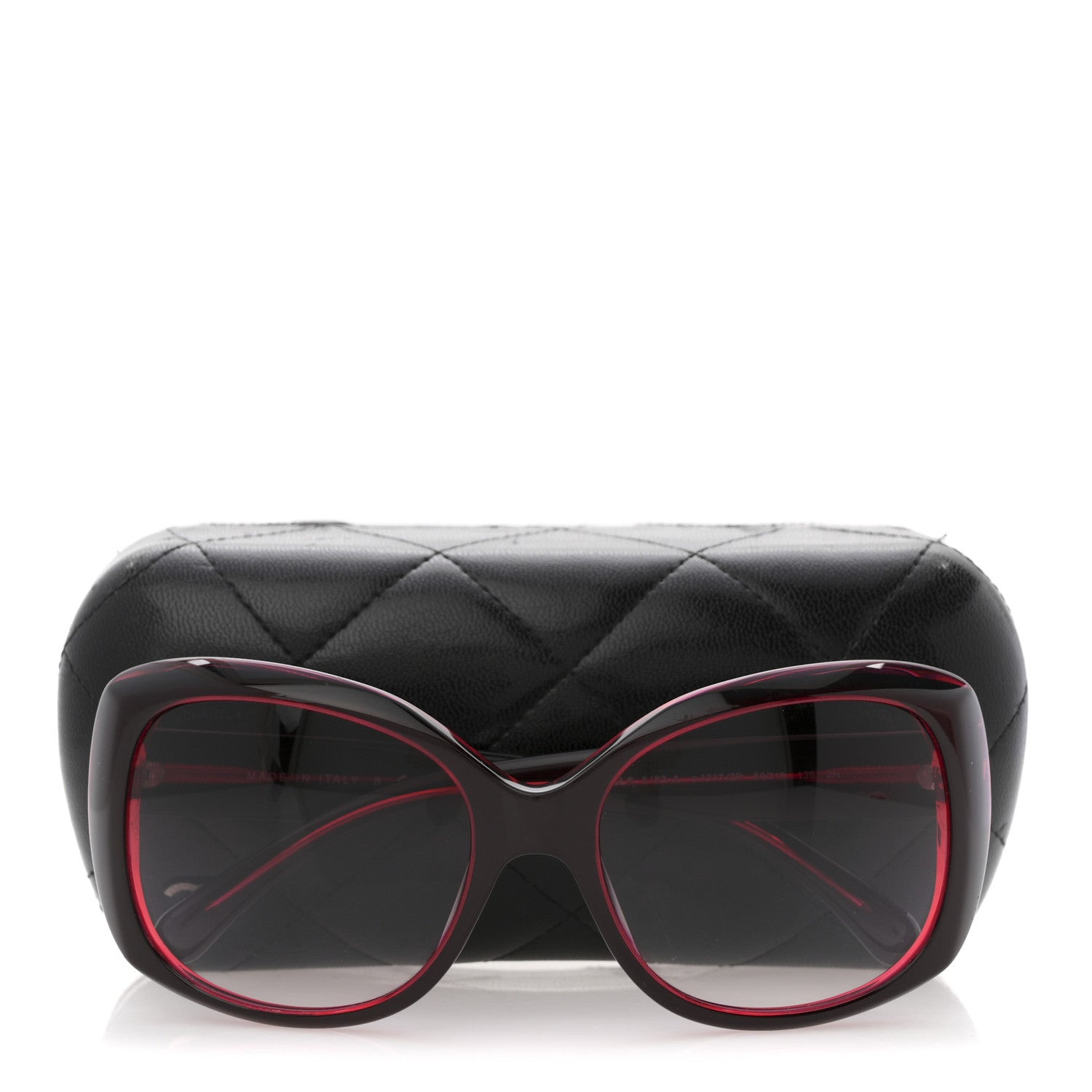 Chanel Acetate Polarized CC Sunglasses 5183 Red 9 of 9