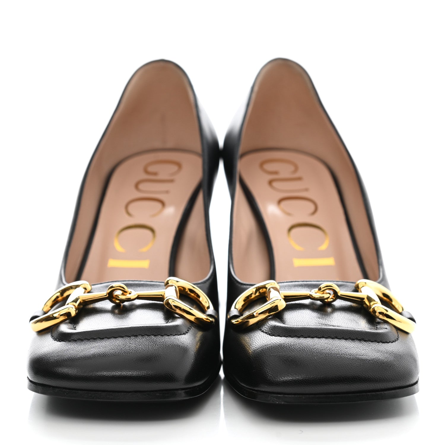 Gucci Malaga Kid Horsebit 75mm Pumps 37.5 Black 2 of 11