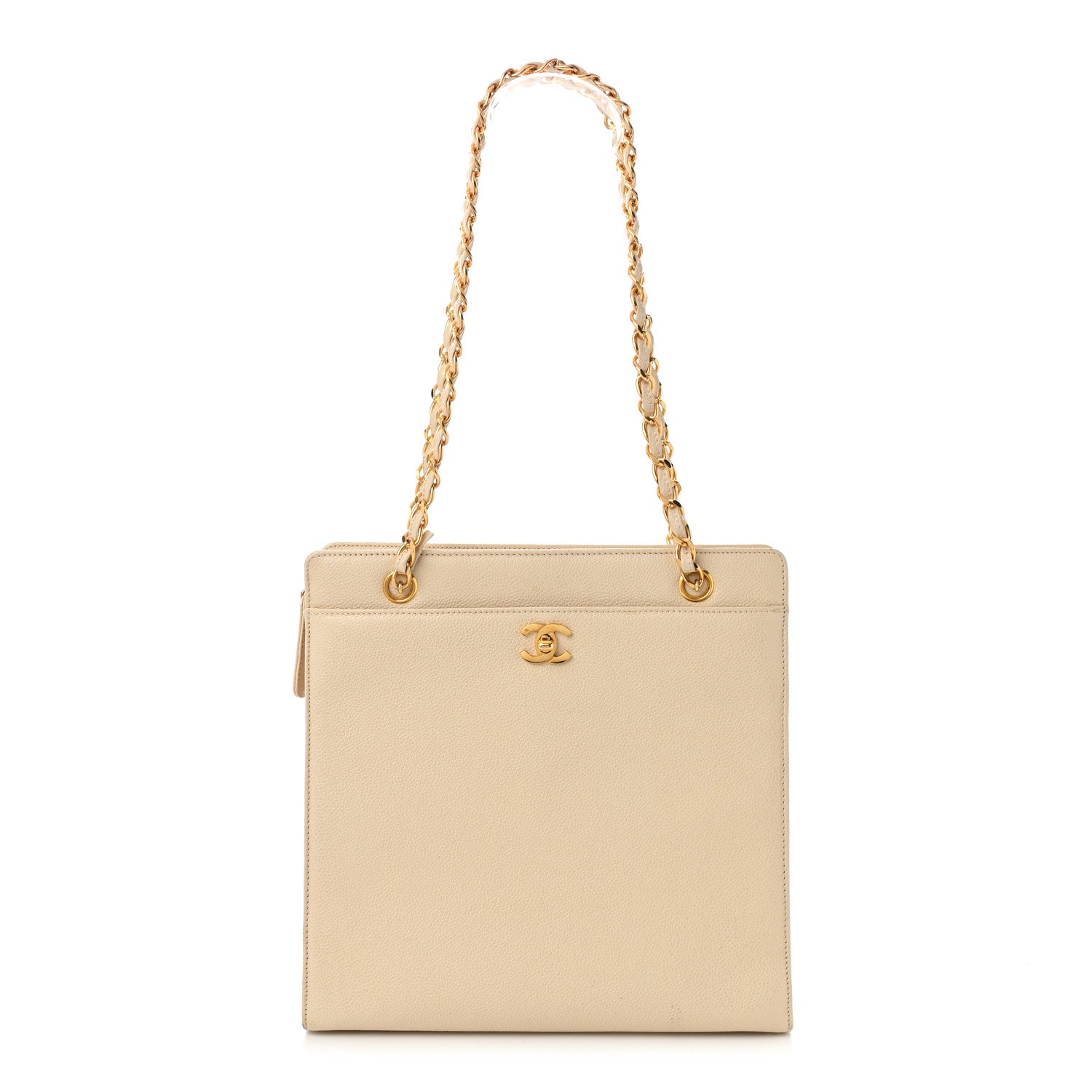 Chanel Caviar Shopping Tote Beige 1 of 16