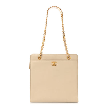 Chanel Caviar Shopping Tote Beige 1 of 16