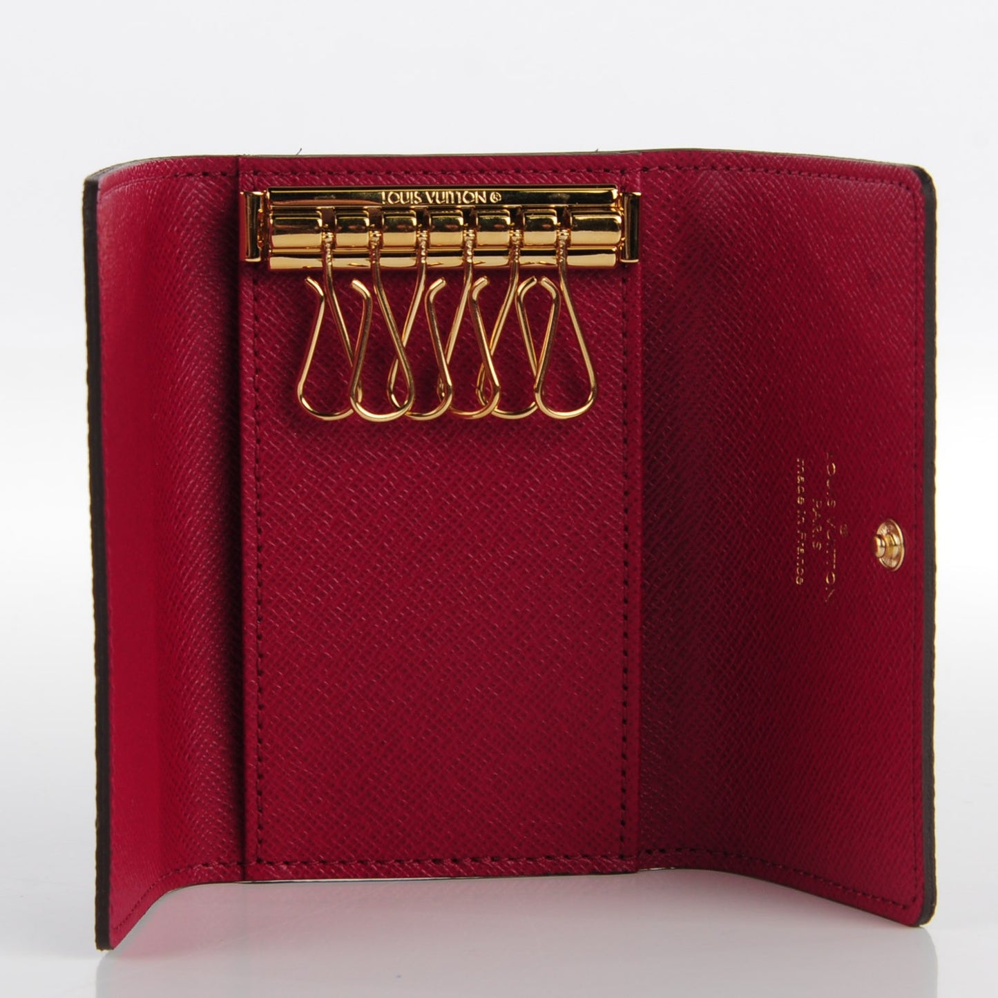 Monogram 6 Key Multicles Holder Fuchsia