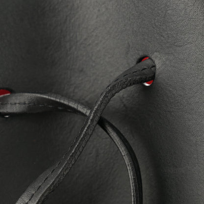 Mansur Gavriel Vegetable Tanned Calfskin Bucket Bag Black Flamma 16 of 17