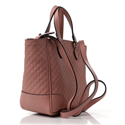 Gucci Microguccissima Small Bree Tote Soft Pink 3 of 9