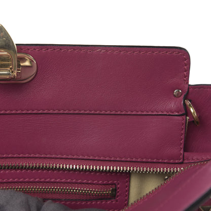 Valentino Garavani Vitello Small Rockstud Double Handle Tote Deep Cyclamin 12 of 17