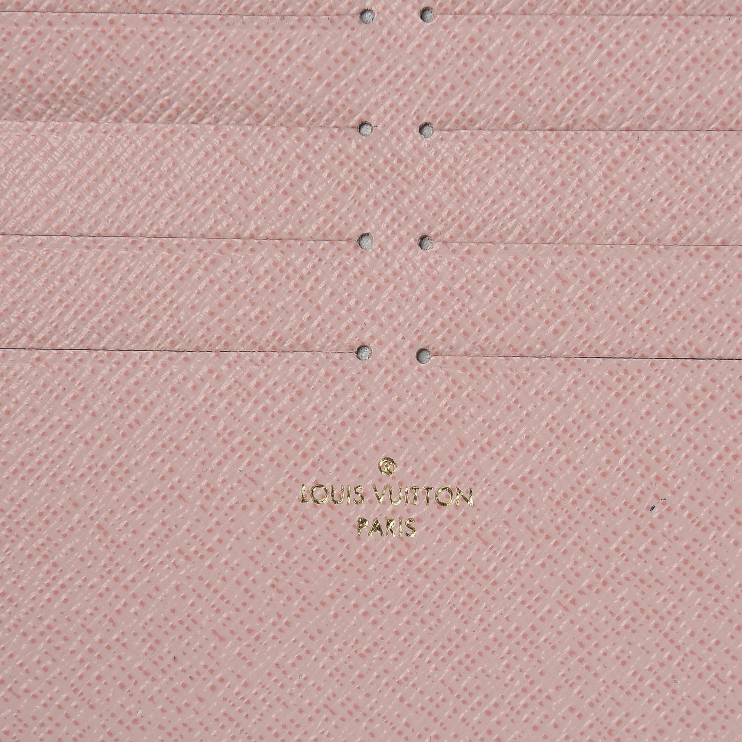 Calfskin Felicie Card Holder Insert Rose Ballerine