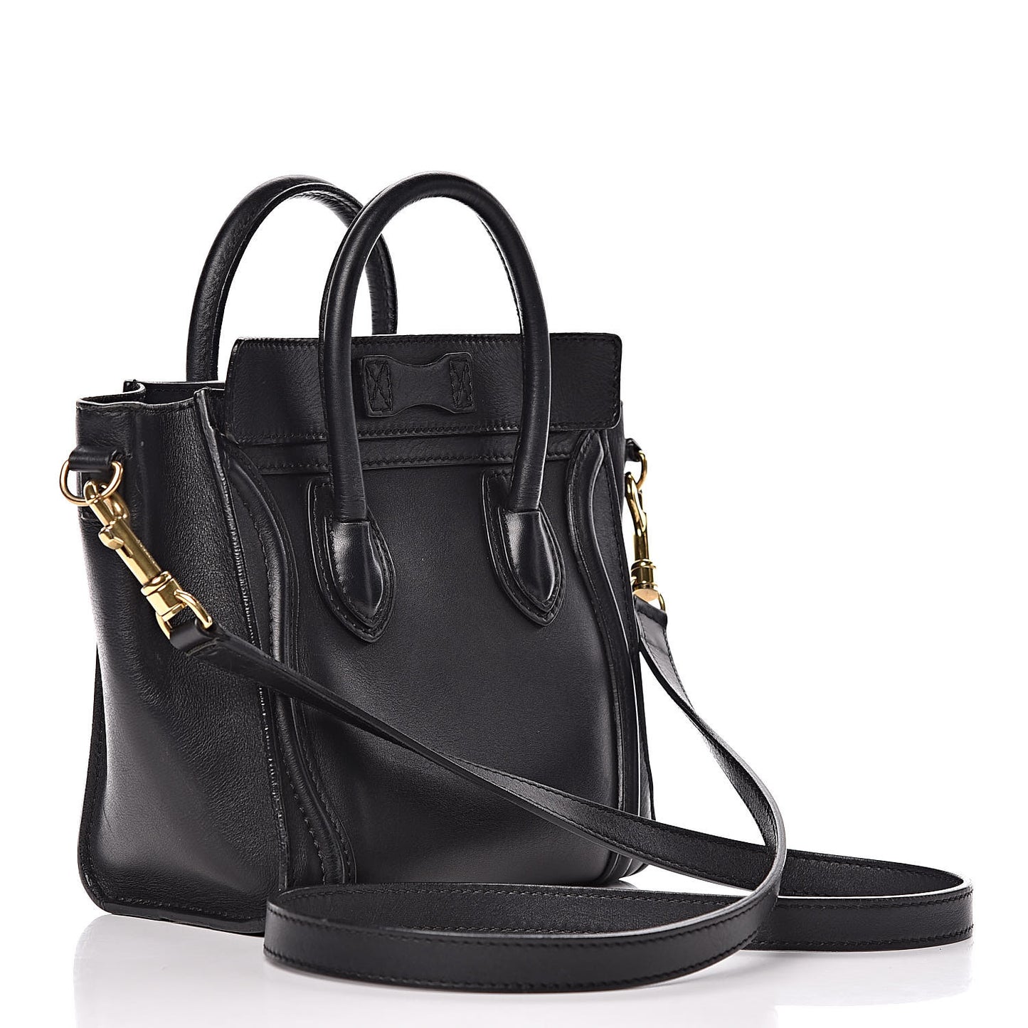 Smooth Calfskin Nano Luggage Black