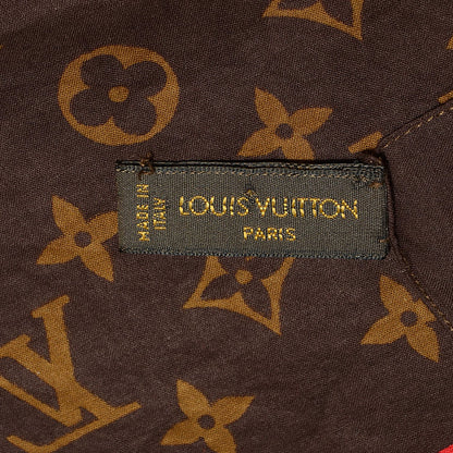 Louis Vuitton Cotton Monogram Groom Bandana Scarf Red 4 of 5
