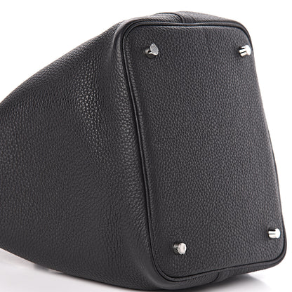 Hermes Taurillon Clemence Picotin Lock 22 MM Black 8 of 10