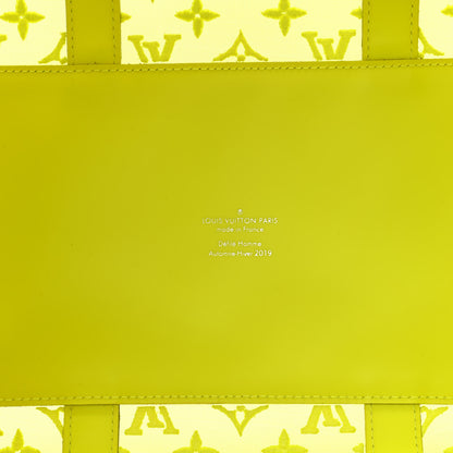 Louis Vuitton Monogram Fluo See Through Keepall Bandouliere 50 Yellow 27 of 31