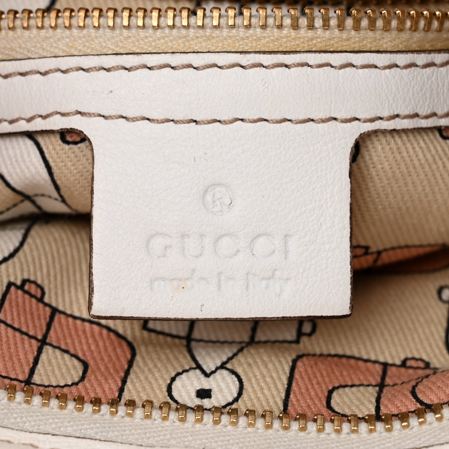 Gucci Monogram Web Jolicoeur Charms Messenger White 6 of 11