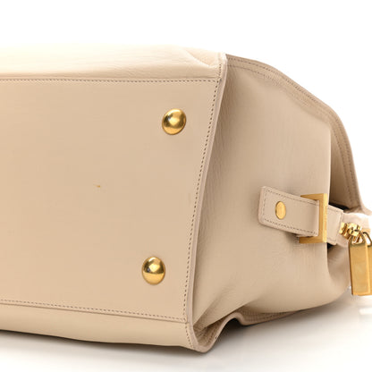 Saint Laurent Calfskin Medium Classic Y Cabas Beige 9 of 10