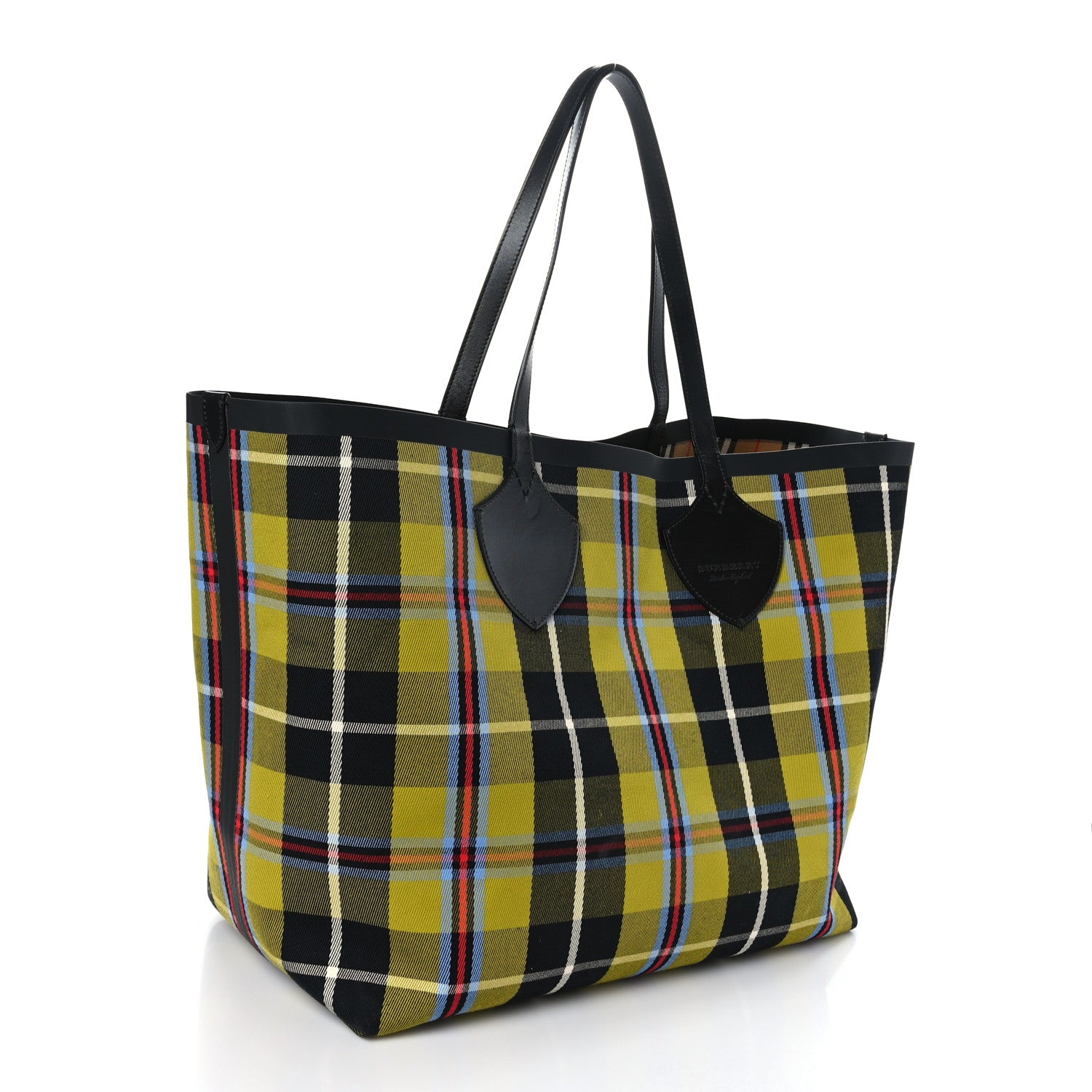 Burberry Vintage Check Extra Large The Giant Reversible Tote Antique Yellow 11 of 18