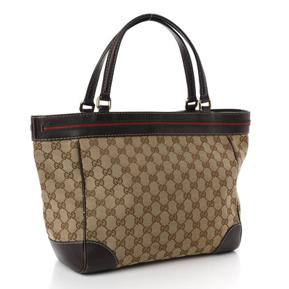 Gucci Monogram Web Medium Mayfair Tote Dark Brown 3 of 9