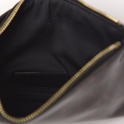 Saint Laurent Patent Monogram Bill Pouch Tortoiseshell 7 of 11