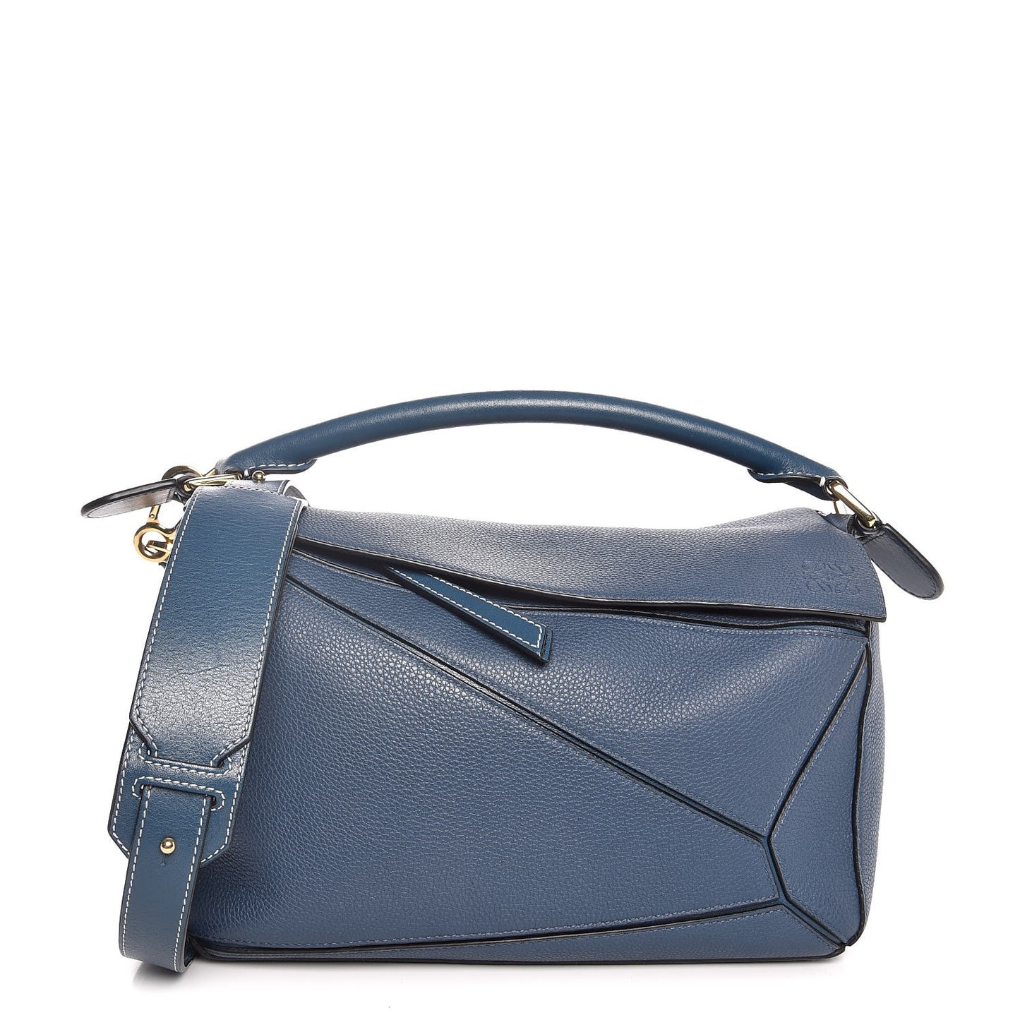 Calfskin Puzzle Bag Indigo