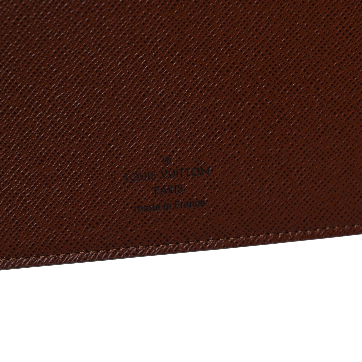 Monogram Desk Agenda Cover