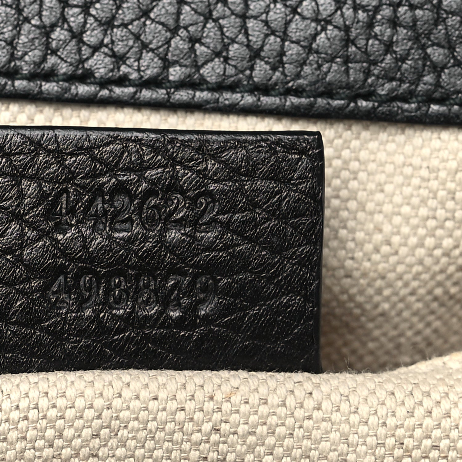 Gucci Calfskin Mini GG Marmont Top Handle Bag Black 7 of 10