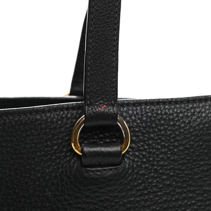 Prada Vitello Phenix Embossed Logo Tote Black 16 of 16