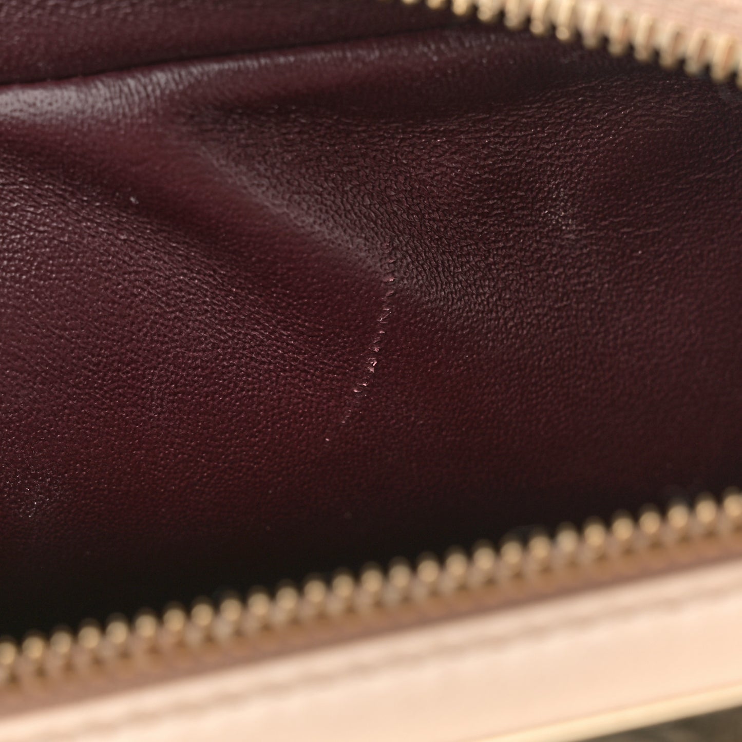 Lambskin Quilted Medium Trendy CC Bowling Bag Beige