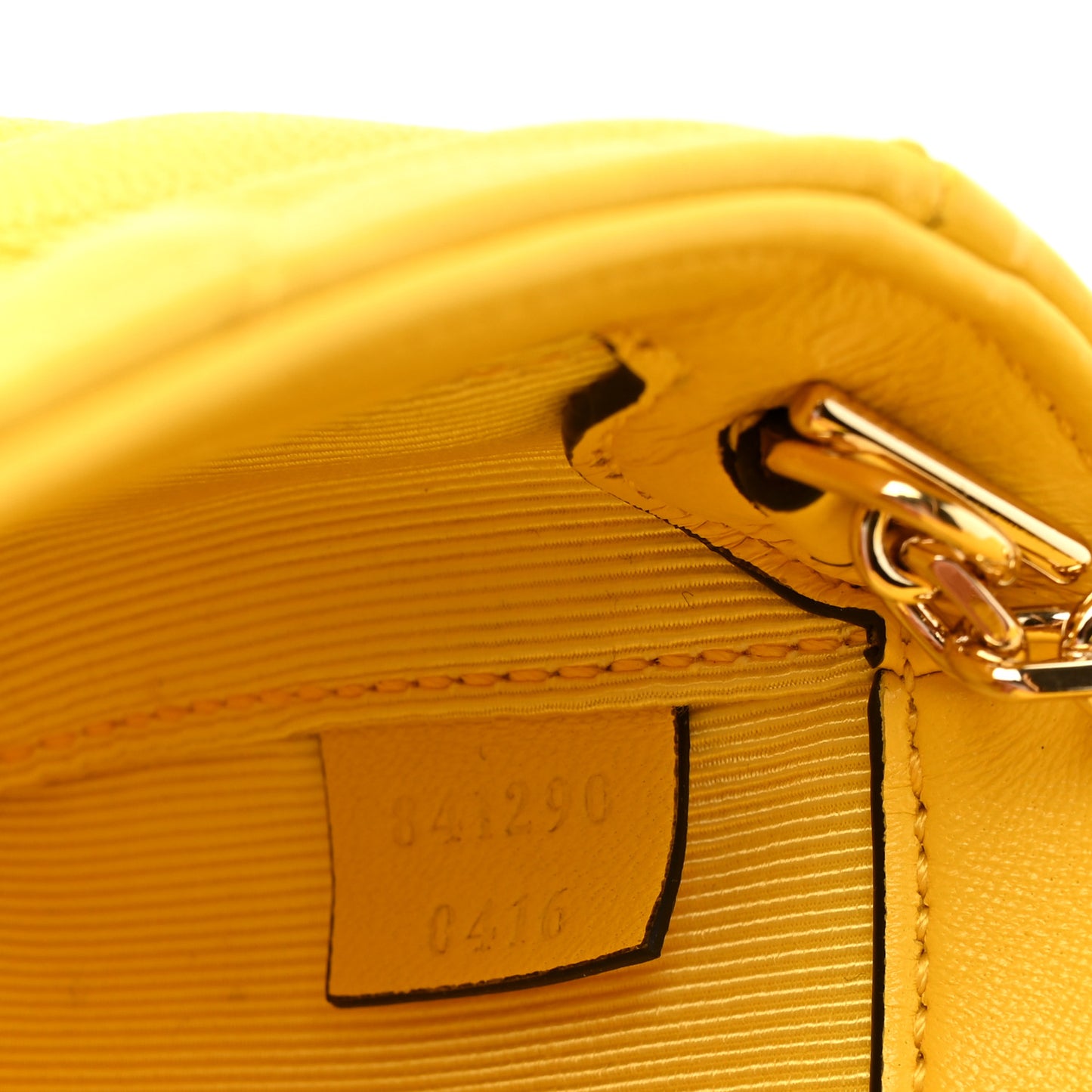 Lambskin Matelasse Mini GG Marmont Shoulder Bag Yellow