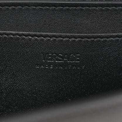 Versace Calfskin Medium Greca Goddess Shoulder Bag Black 6 of 11