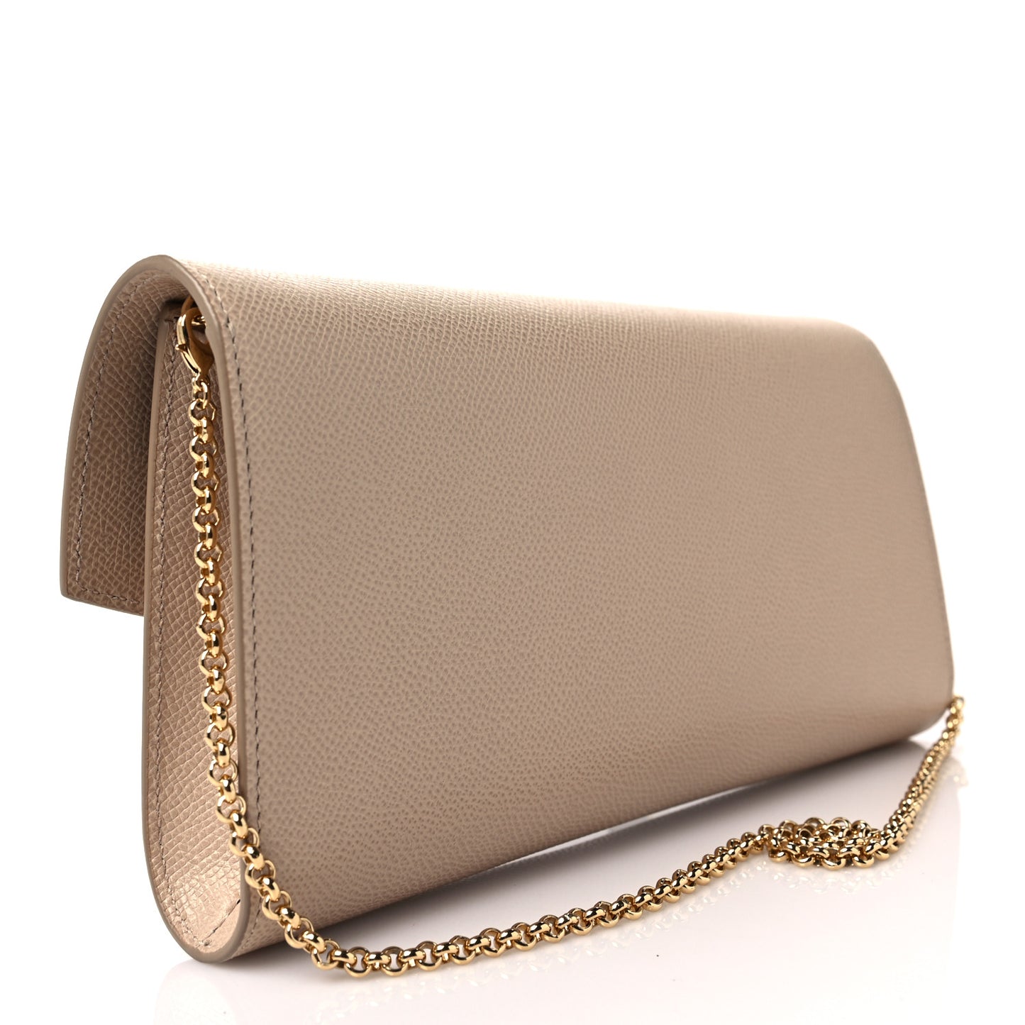 Hammered Calfskin Gancini Icona Mini Bag Macadamia