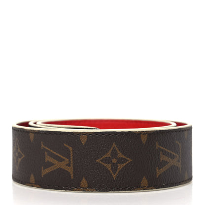Louis Vuitton Monogram Bandouliere Shoulder Strap Red 3 of 5