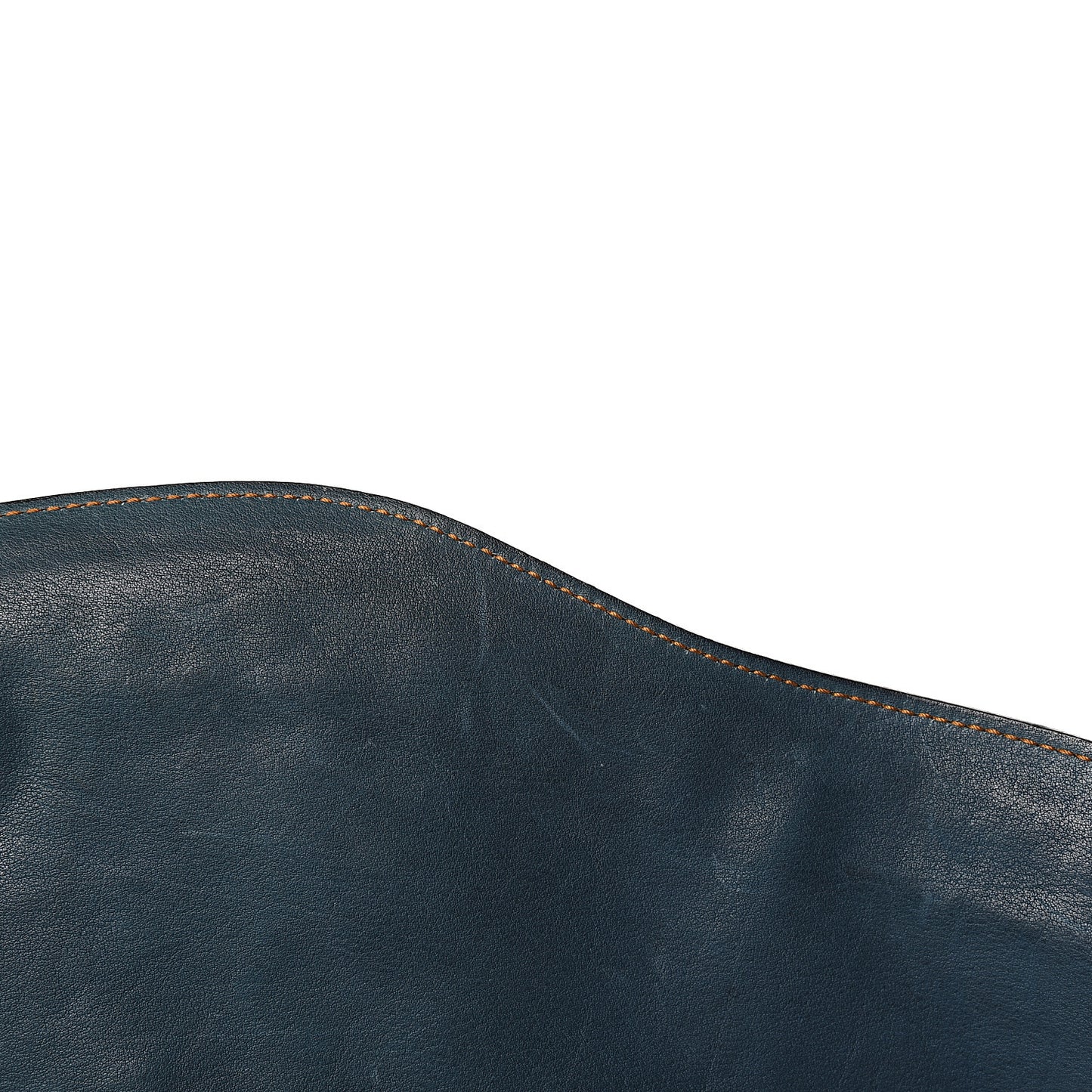 Calfskin Medium Gaucho Double Saddle Bag Dark Blue