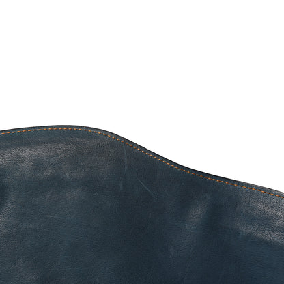Christian Dior Calfskin Medium Gaucho Double Saddle Bag Dark Blue 7 of 12