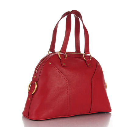 Saint Laurent Calfskin Large Muse Red 3 of 8