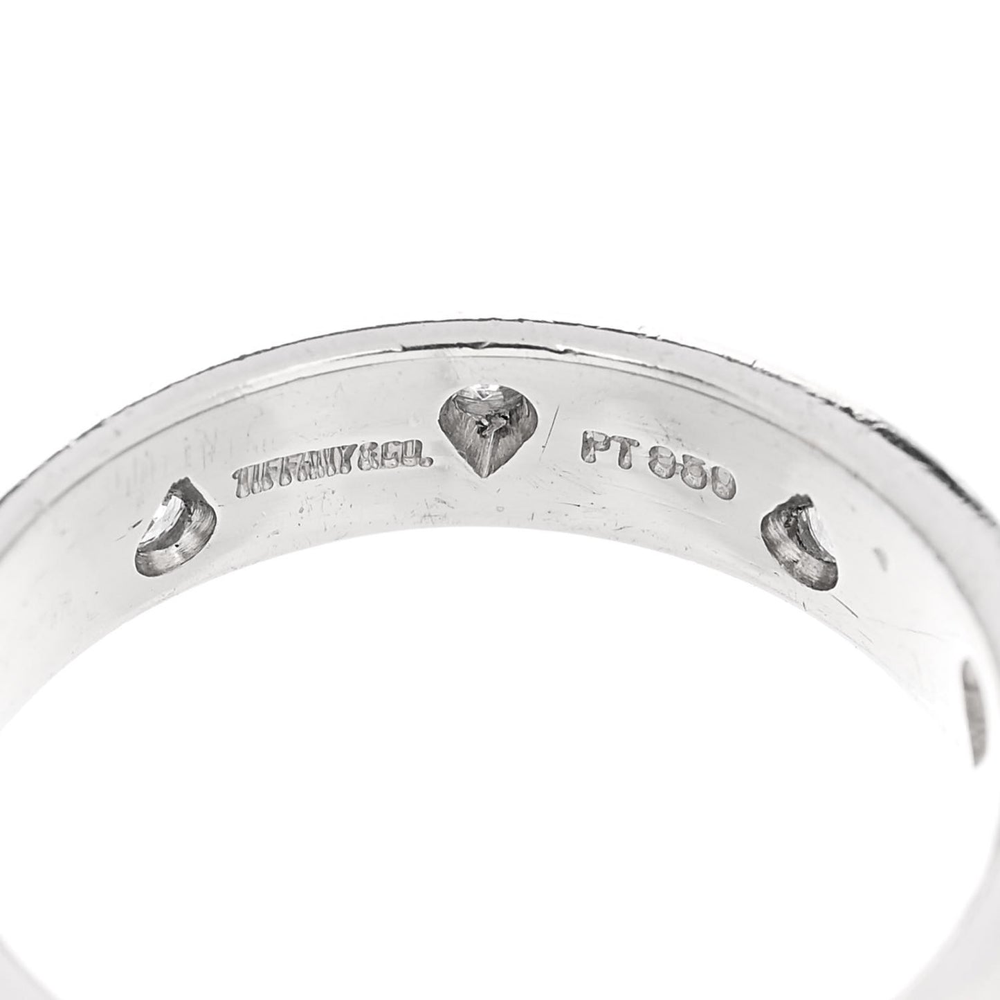 Platinum Diamond 4mm Etoile Band Ring 49 4.75