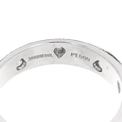 Tiffany Platinum Diamond 4mm Etoile Band Ring 49 4.75 4 of 5