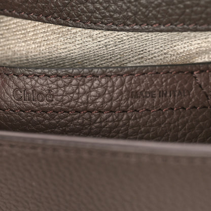 Chloe Grained Calfskin Small Marcie Saddle Bag Bold Brown 6 of 8
