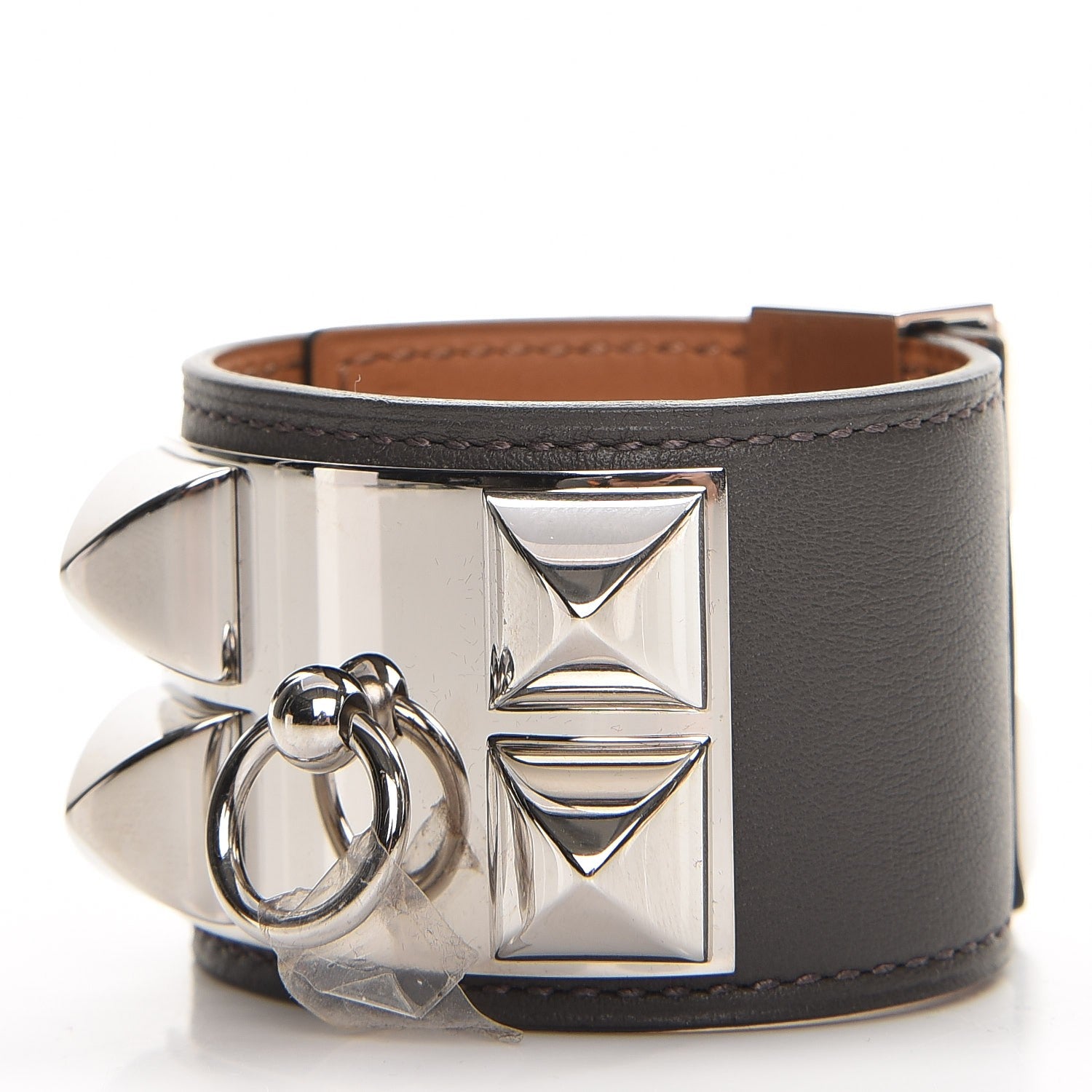 Hermes Swift Collier de Chien CDC Bracelet S Graphite 1 of 8