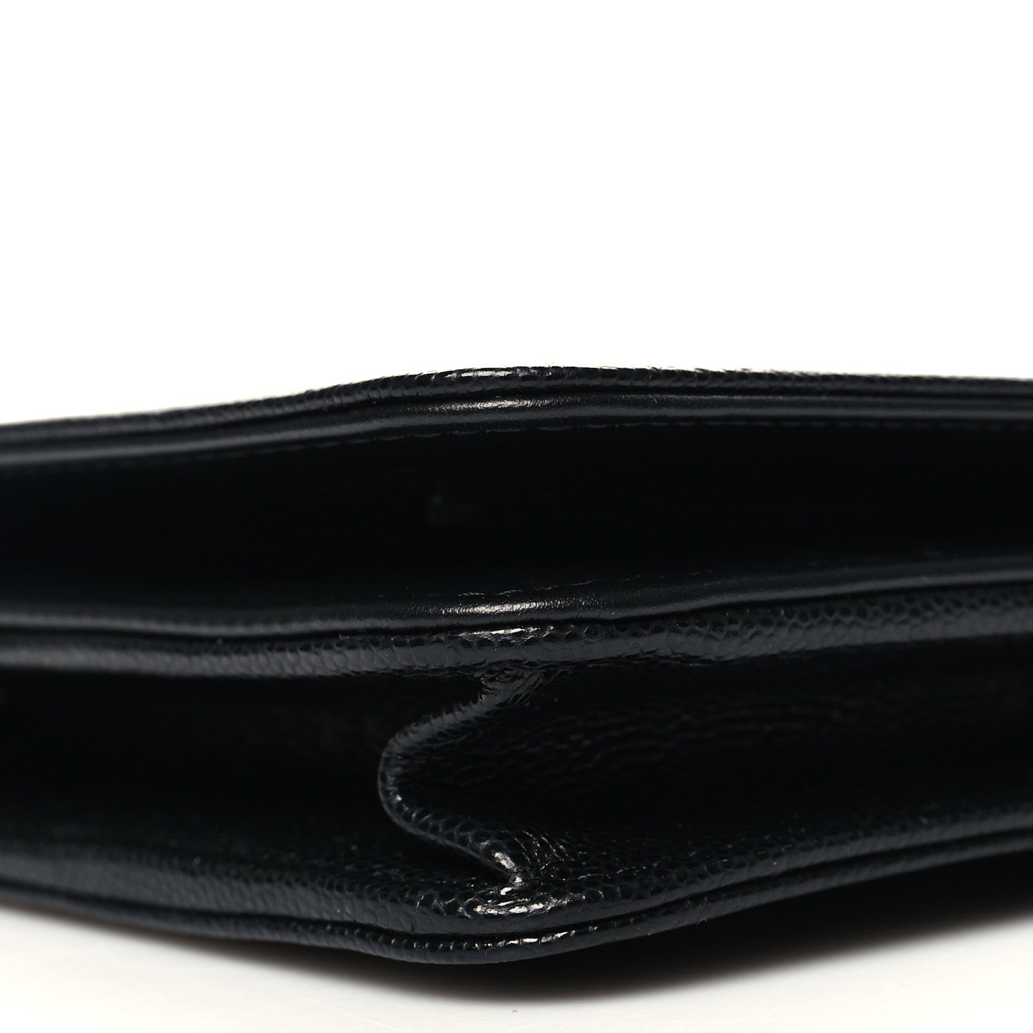 Chanel Caviar Quilted Boy Wallet On Chain WOC Black 10 of 12