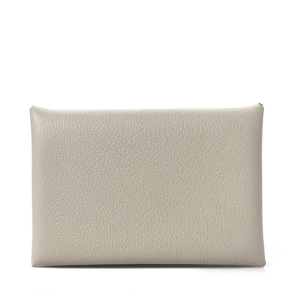 Hermes Evercolor Calvi Card Case Beton 1 of 7