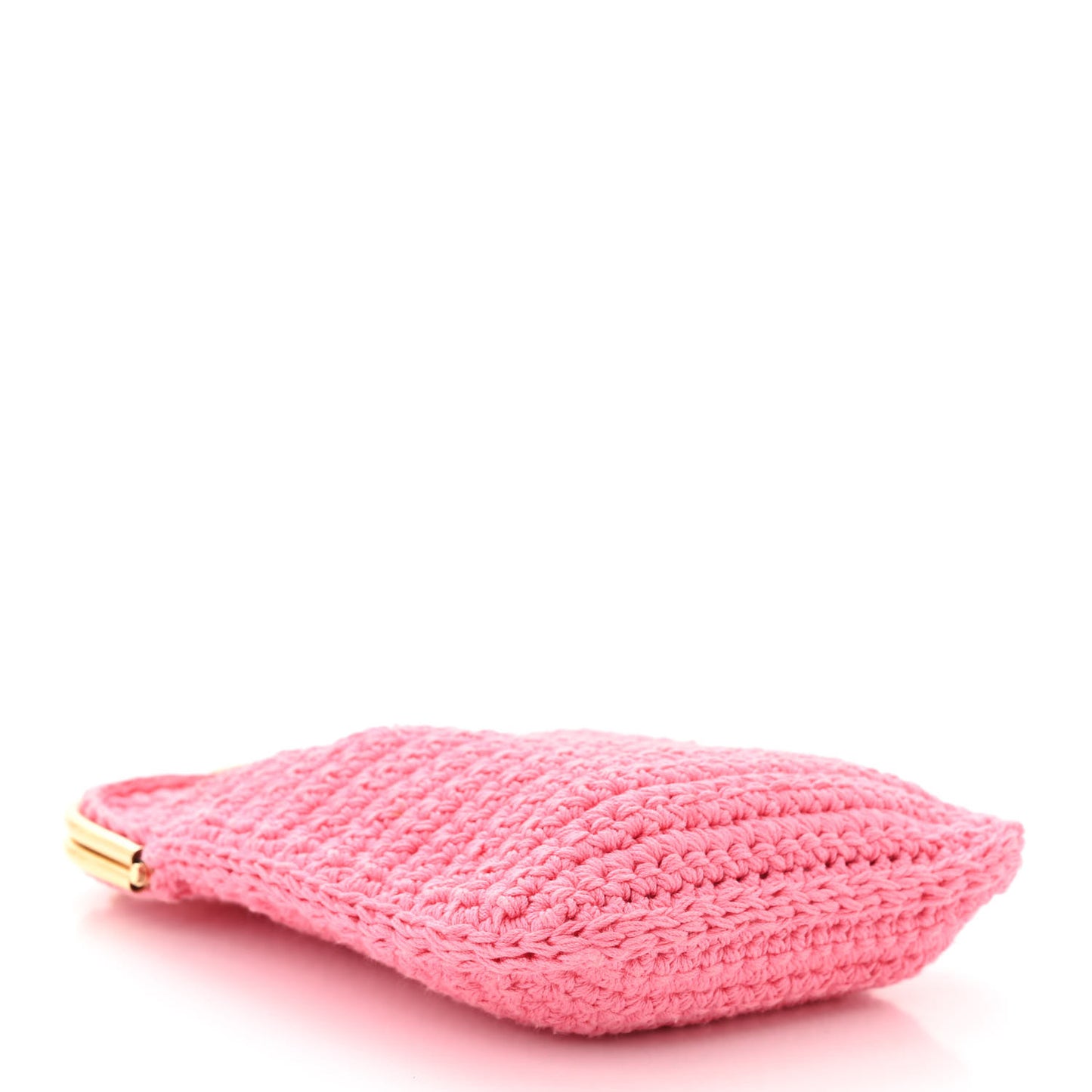 Fabric Crochet Baguette Phone Bag Rosa